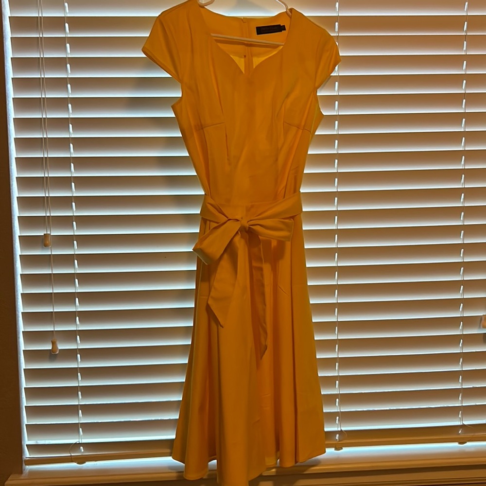50s Style Yellow Dress